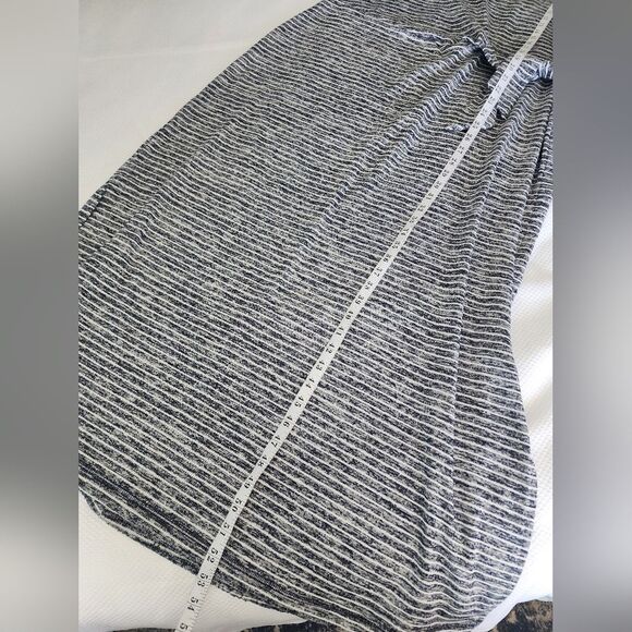 Talbots Faux Wrap Midi Maxi Blue Dress with Cap Sleeves - Picture 8 of 11